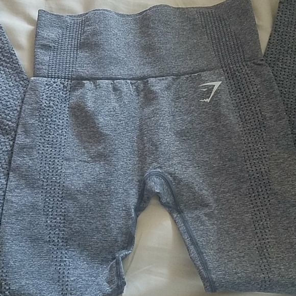 Steel Blue Gymshark Vital Seamless Leggings S - Picture 2 of 10